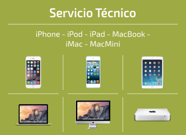 Servicio Técnico. Qué necesitas reparar? iPhone - iPod - iPad - MacBook - iMac - MacMini MegaFixStore Servicio Tecnico Apple Premium